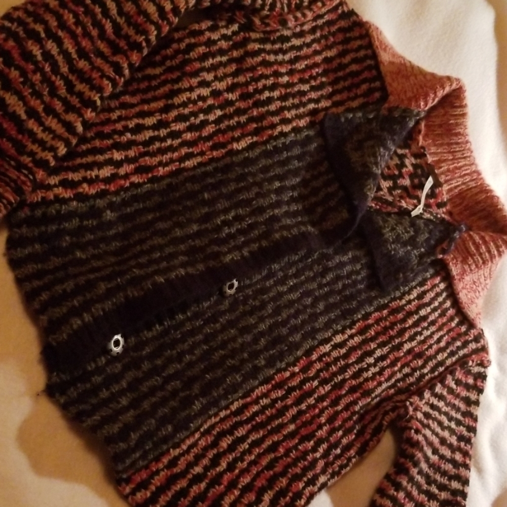 GIFTED Free People Split Back Snap Front Cardigan XS